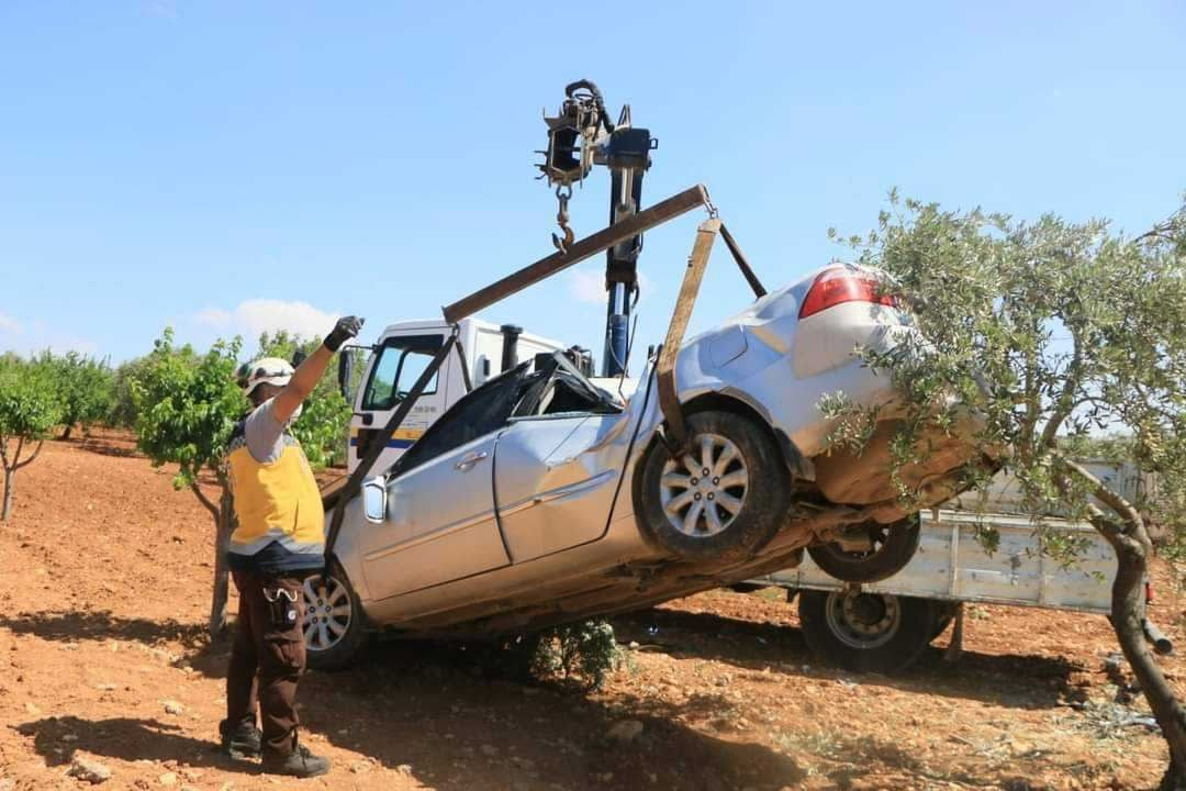 وفاة مدني بحادث في إدلب