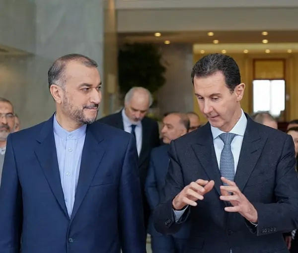 إيران تتعهد بدعم النظام السوري...