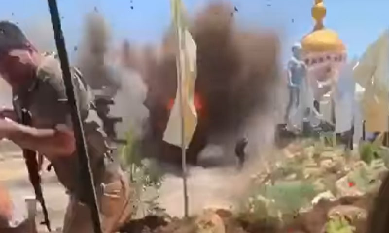 ضحايا في مخيم للنازحين بعفرين...