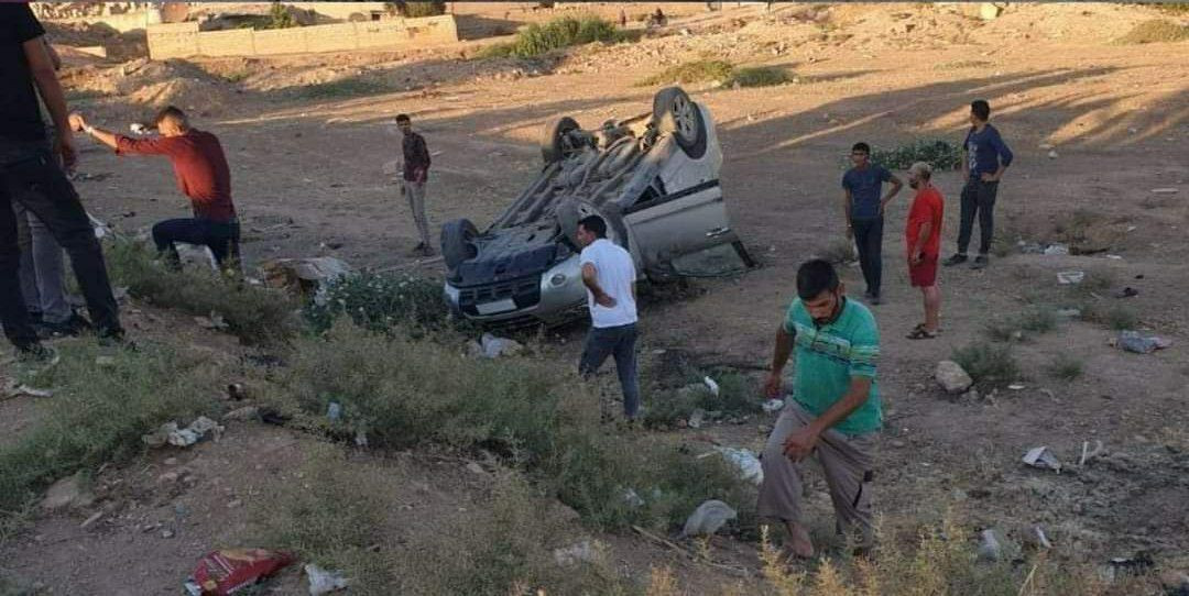 إصابة ستة أشخاص بحادث سير في ا...