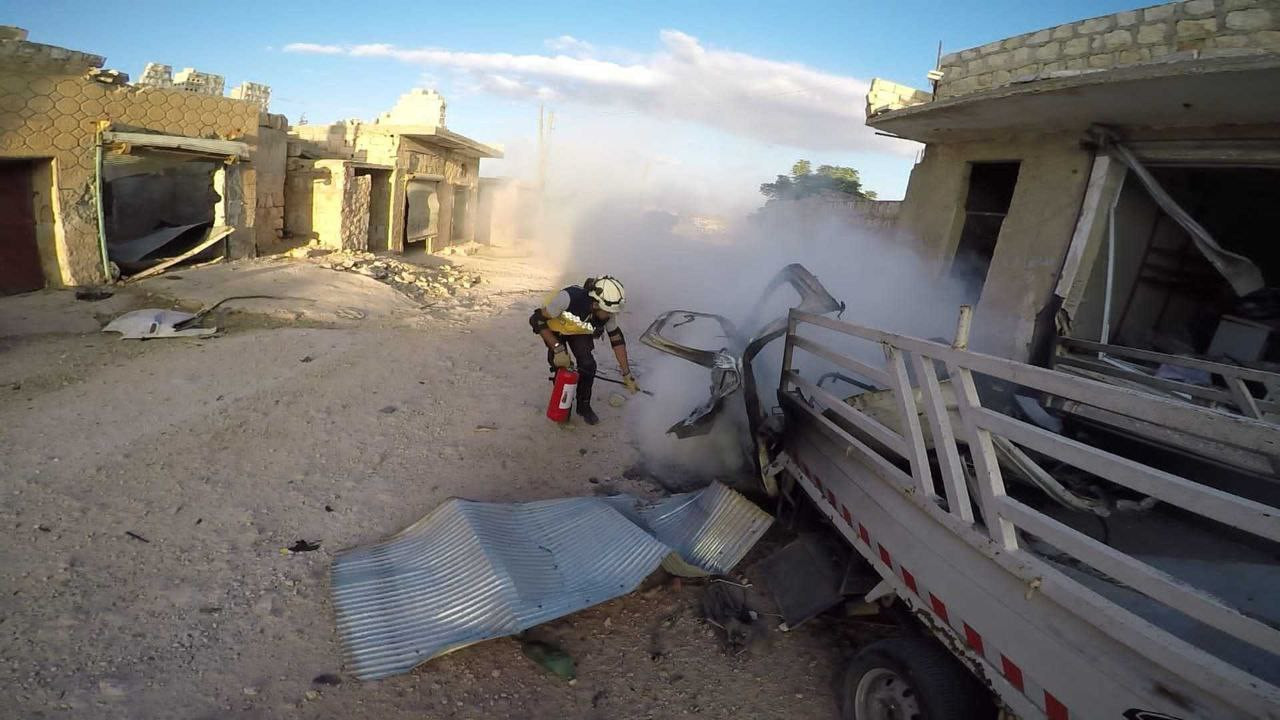 إصابة خمسة مدنيين بقصف صاروخي...