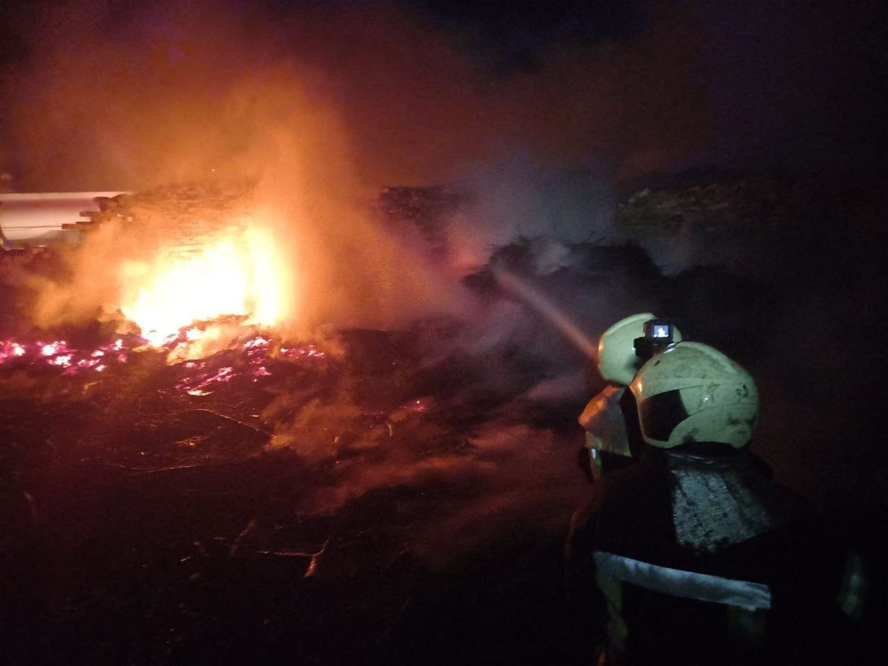 احتراق مخيم "كورتك-1" في عفرين...