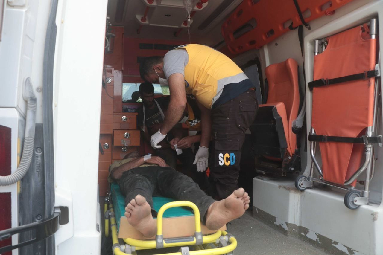 جرحى بحوادث سير متفرقة في إدلب