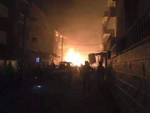 جرحى من ميلـيشيا تابعة للنظام...