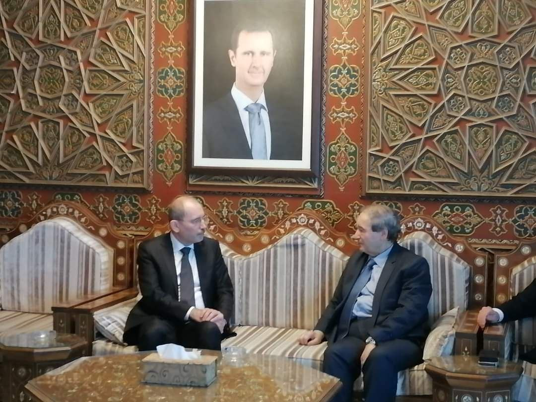 وزير خارجية الأردن يصل دمشق وي...