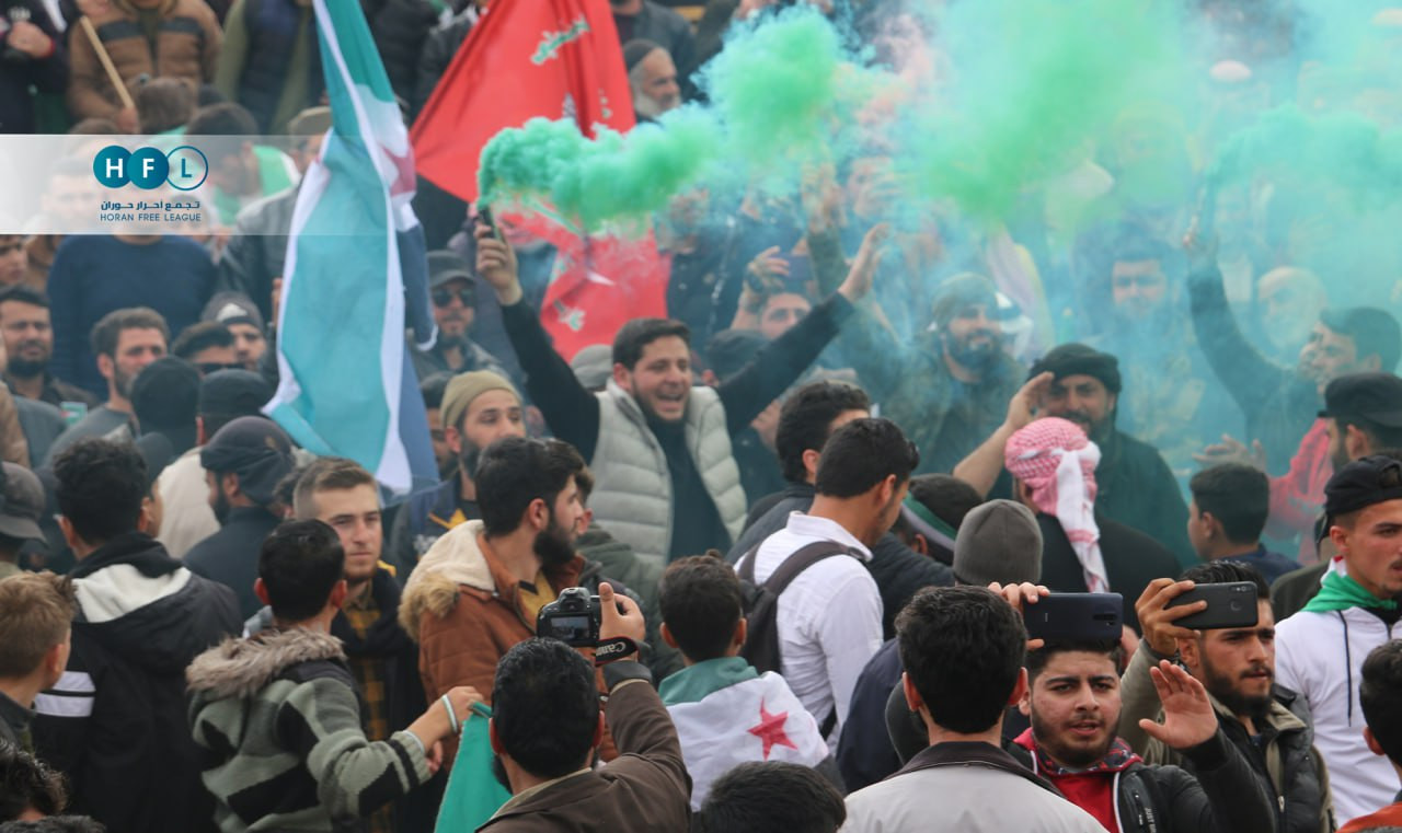 درعا تحيي ذكرى الثورة السورية...