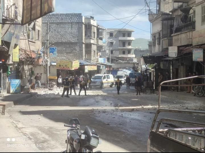 جرحى مدنيون بالعاصفة الهوائية...