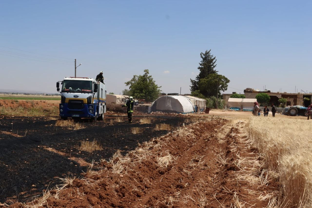 جرحى إثر حوادث سير وحرائق في إ...