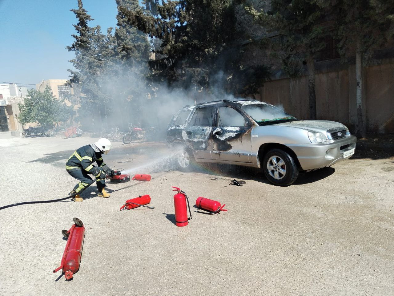 "الدفاع المدني" يوثّق 9 حرائق...