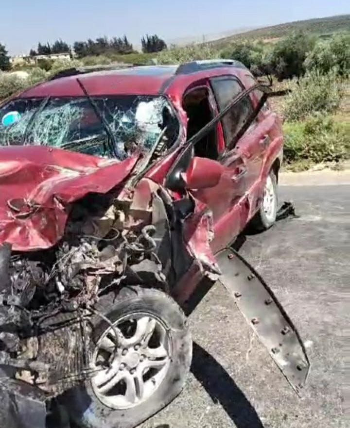 8 جرحى بحادث سير في عفرين بريف...