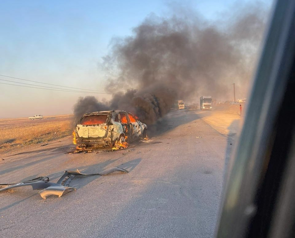 مسيرة تركية تستهدف مواقع "قسد"...