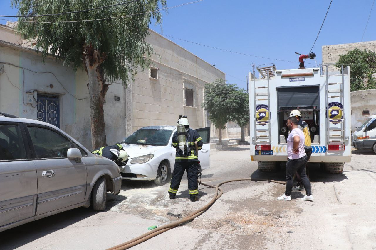 تسجيل ستة حرائق في إدلب وحلب