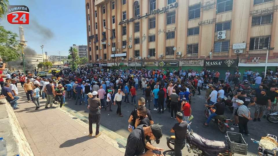 حراك السويداء.. توثيق 42 نقطة...