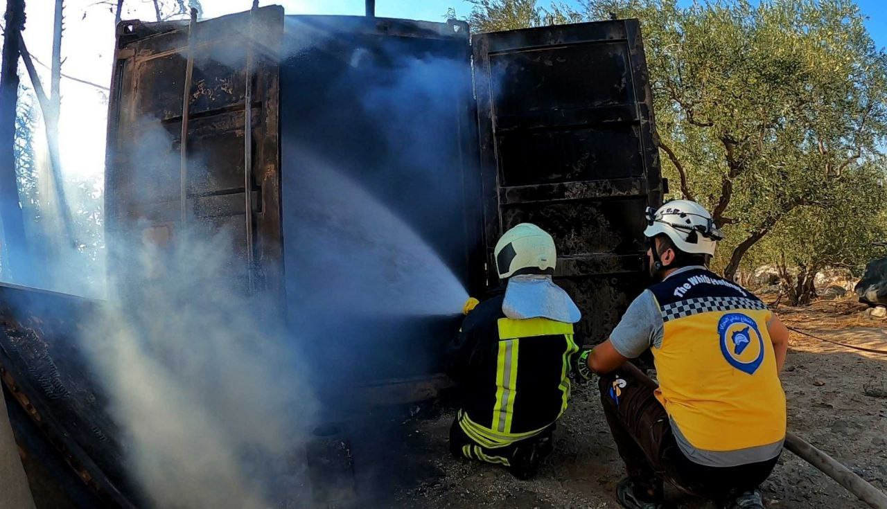 جريحان باندلاع خمسة حرائق في إ...