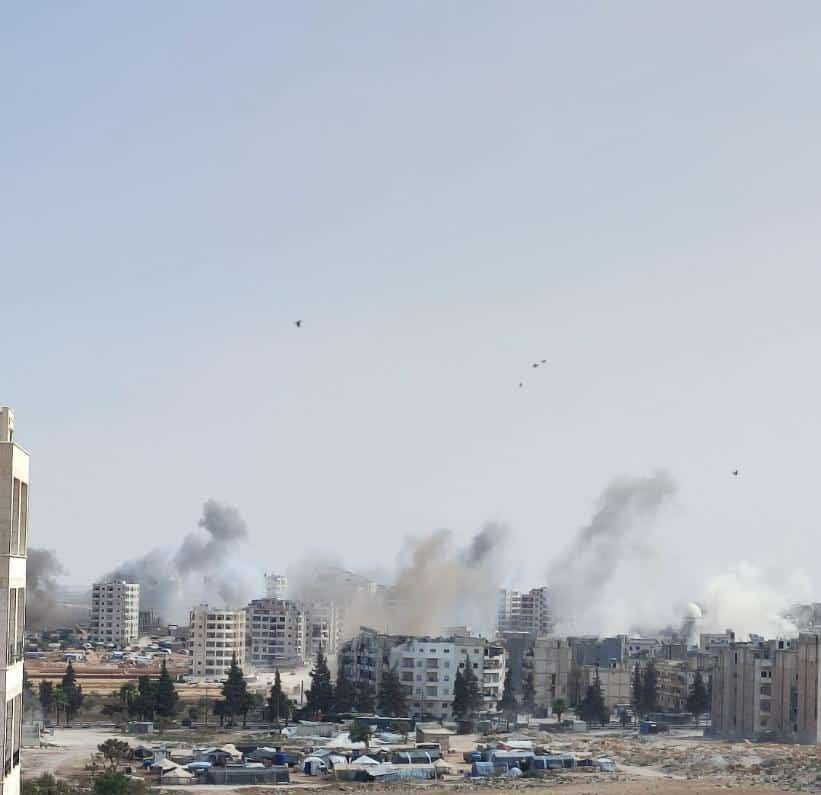 النظام يشن حملة قصف مكثف على إ...