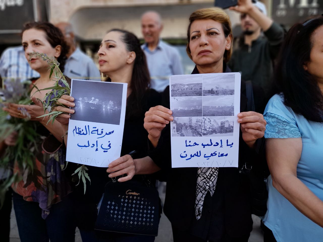 "إدلب وحلب في القلب".. السويدا...