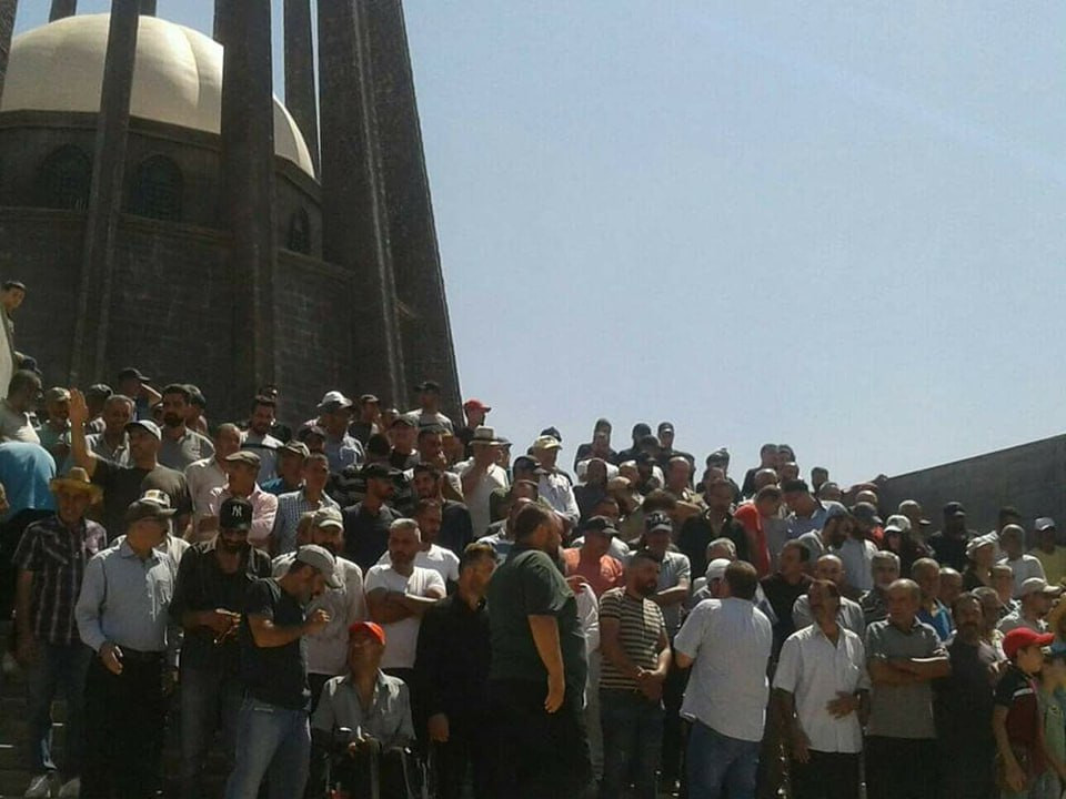 أهالي القريا في السويداء يحولو...