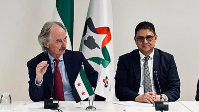 خلال لقائه مع هيئة التفاوض.. ب...