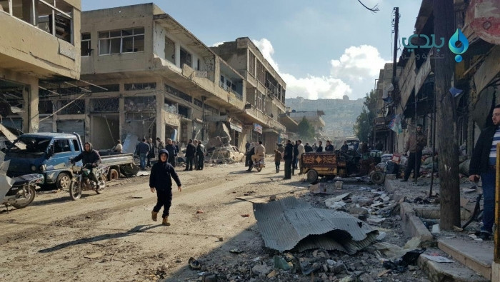 طائرات روسيا تلاحق مهجري الغوط...