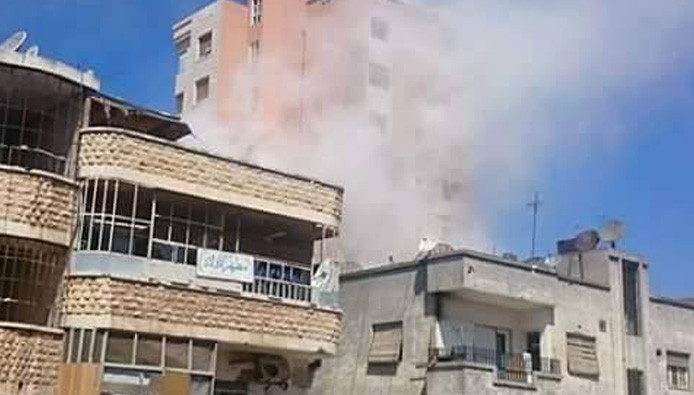 استشهاد امرأة وإصابة مدنيين بق...