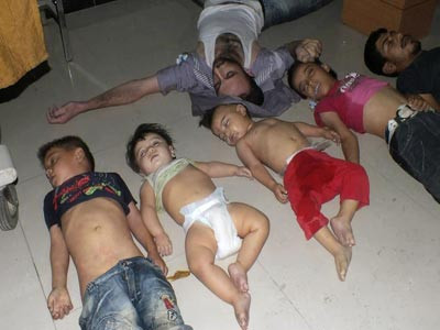 الأسد استخدم السلاح الكيماوي 1...