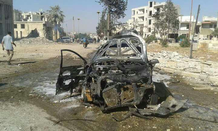 خمسة شهداء بقصف جوي على إدلب