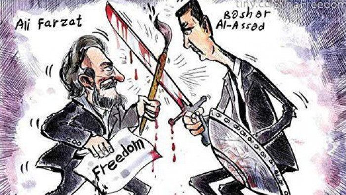 "علي فرزات" يفوز بجائزة "ساخار...