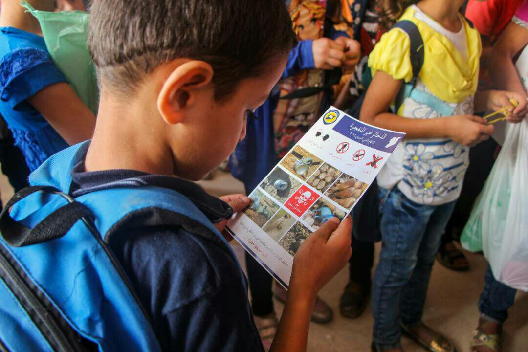 حملة توعوية لأطفال مدارس درعا...