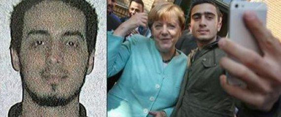 "سيلفي" للاجئ سوري مع ميركل يح...