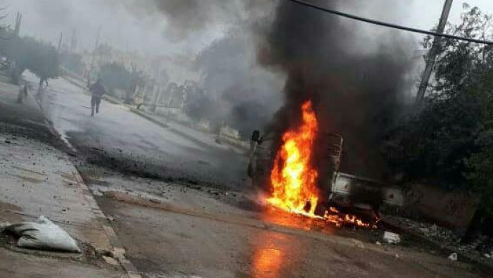 شهيد وجرحى بقصف مدفعي للنظام غ...