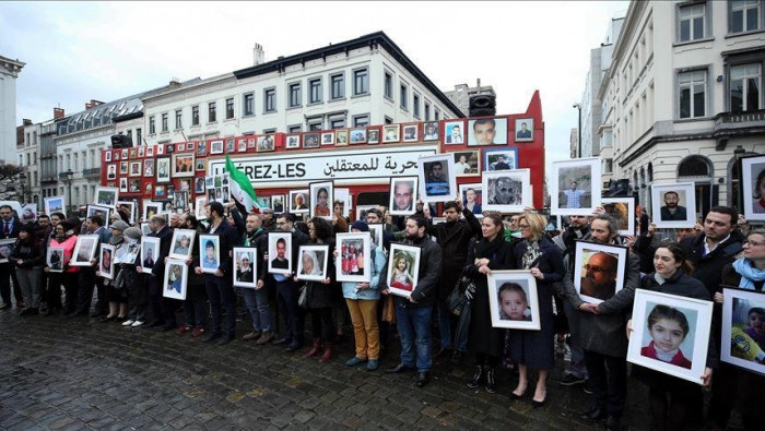 مظاهرة في بروكسل من أجل المعتق...