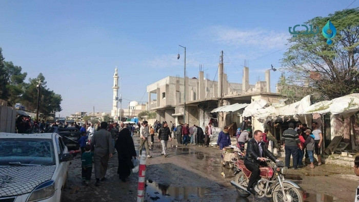 انفجار سيارة مفخخة أمام مدرسة...