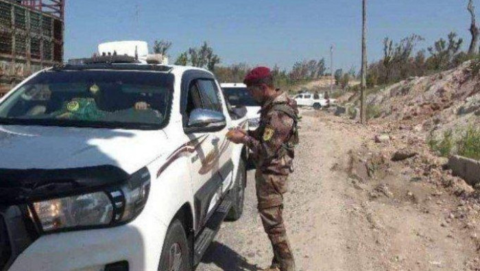 عربة للتحالف الدولي تدهس مدنيا...