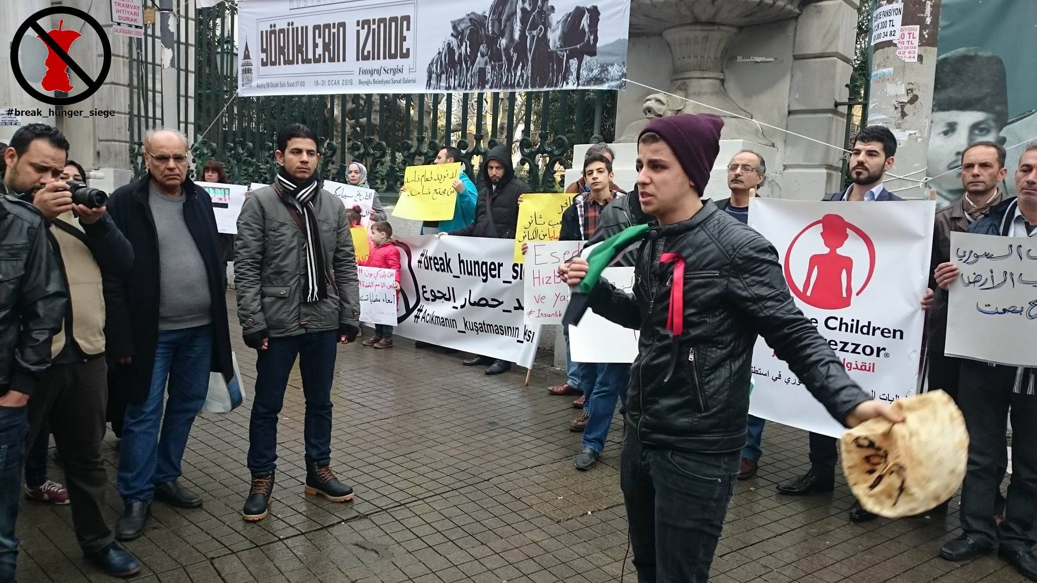 حملة عالمية ضد حصار الجوع الذي...