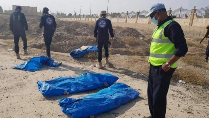 انتشال 11 جثة من مقبرة جماعية...