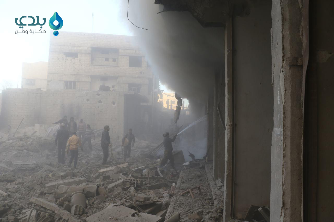 شهداء وجرحى بالغارات الجوية عل...