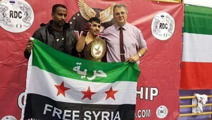 اللاعب السوري "حيدرة وردة" يتو...