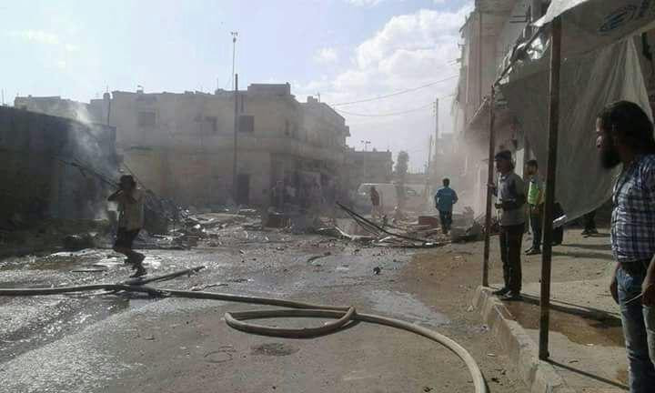 أربعة شهداء بغارات جوية على "ت...