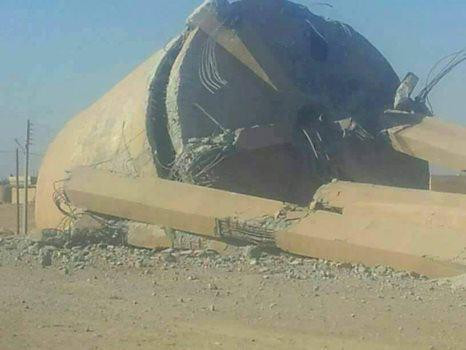 طيران التحالف يقصف الرقة 