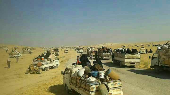 500 محاصر في عقيربات يصلون ريف...