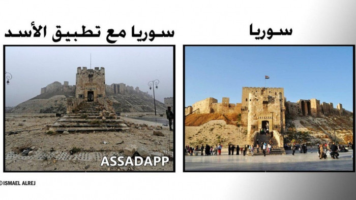 على طريقة "فيس آب ".. "أسد آب"...