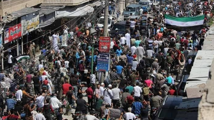 مظاهرات حاشدة بالشمال السوري ر...