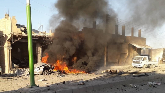 شهيد وجرحى بانفجار مفخخة بمدين...