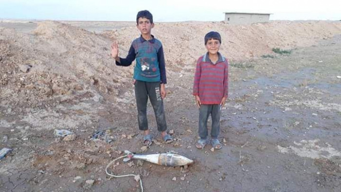 ألغام "داعش" تقتل طفلاً بريف ا...