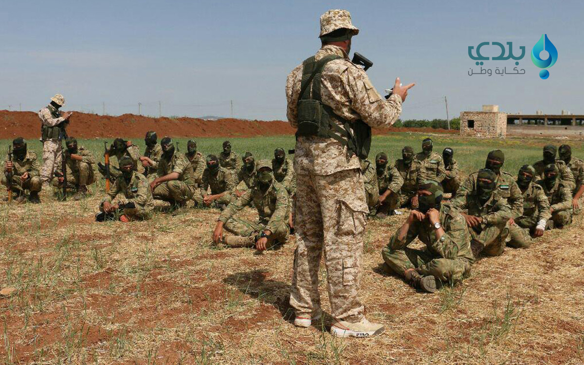 "الجبهة الشامية" تخرج 60 ضابطا...