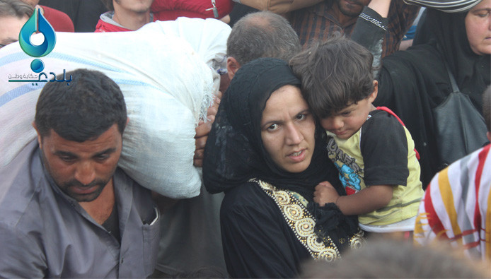 (YPG) تهجّر أربعمائة مدني من ق...