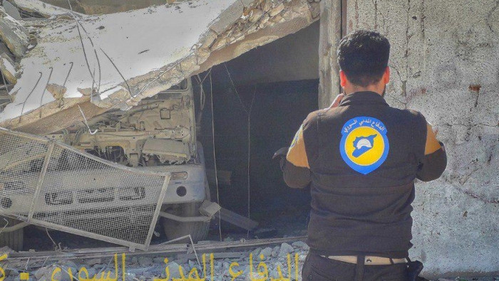 القصف الروسي يخرج مركز الدفاع...