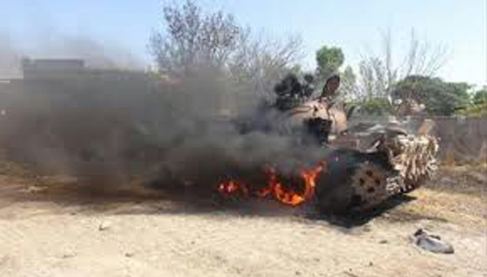 من جديد.. (التاو) يفتك بآليات...