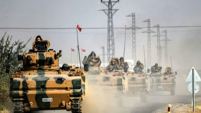 دخول رتل عسكري تركي جديد إلى س...