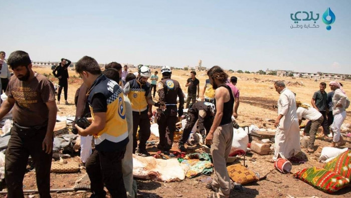 شهيدان وجرحى بقصف جوي على سراق...